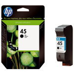 Hp 45 cartouche d'encre authentique 51645a - noir