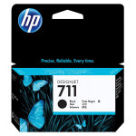 Hp 711 cartouche d'encre authentique cz129a - noir