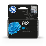 Hp 912 cartouche d'encre cyan authentique, rendement standard, cyan, encre � pigments, 2, 9 ml, 1 pi�ce(s), ...