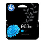 Hp 963xl cartouche d'encre cyan authentique, grande capacit�, rendement �lev� (xl), cyan, encre � pigments, ...