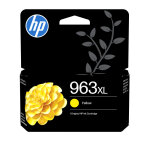 Hp 963xl cartouche d'encre jaune authentique, grande capacit�, rendement �lev� (xl), jaune, encre � pigments, ...
