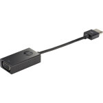 Hp adaptateur hdmi vers vga, 0, 045 m, hdmi, vga (d - sub), m�le, femelle, noir h4f02aa#ac3