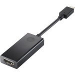Hp adaptateur usb type c vers hdmi 2. 0, noir, 111, 2 mm, 44, 2 mm, 17, 1 mm, 31 g 1wc36aa