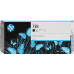 Hp cartouche d encre designjet 738, noir, 300 ml, hp designjet t850, t950, noir, 283 mm, 41 mm, 118 mm, ...