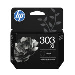 Hp cartouche d encre noir 303xl grande capacit� authentique, haut, noir, encre � pigments, 12 ml, 1 pi�ce(s), ...