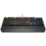 Hp clavier de gaming pavilion 800, taille r�elle (100 %), avec fil, usb, clavier m�canique, noir 5js06aa#abb ...