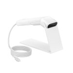 Hp engage 2d g2 white barcode scanner, lecteur de code barre portable, 2d, avec fil, usb, blanc, chine ...