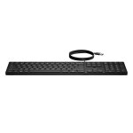 Hp inc. , taille r�elle (100 %), avec fil, usb, clavier � membrane, noir 9sr37ut#abf