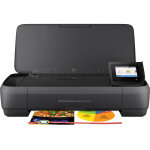 Hp officejet 250 imprimante multifonction jet d'encre couleur portable a4 - wifi, usb