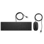 Hp pavilion clavier et souris filaires 400, taille réelle (100 %), avec fil, usb, noir, souris incluse ... Hp pavilion clavier et souris filaires 400, taille réelle (100 %), avec fil, usb, noir, souris incluse ...