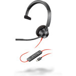 Hp poly poly micro - casque blackwire 3310 monaural usb - c + adaptateur usb - c / a, avec fil, business ... Hp poly poly micro - casque blackwire 3310 monaural usb - c + adaptateur usb - c / a, avec fil, business ...