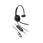 Hp poly micro - casque filaire mission 415 mono - connexion usb - c / a