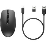 Hp souris silencieuse rechargeable 710, ambidextre, rf sans fil + bluetooth, 3000 dpi, noir 6e6f2aa#abb ... Hp souris silencieuse rechargeable 710, ambidextre, rf sans fil + bluetooth, 3000 dpi, noir 6e6f2aa#abb ...
