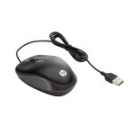Hp souris de voyage usb, ambidextre, optique, usb type - a, 1000 dpi, noir g1k28aa#abb