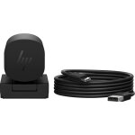 Hp webcam de diffusion 4k 965, 8 mp, 3840 x 2160 pixels, full hd, 60 ips, 1280x720@30fps, 1280x720@60fps, ...