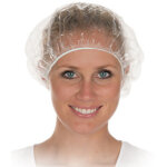 Bonnet de douche pe, taille: 530mm, transparent