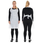 Hygostar hygonorm tablier pe, marqu�, 25 microns, blanc