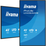 Iiyama lh4364uhs - b1ag, �cran plat de signalisation num�rique, 109, 2 cm (43'), led, 3840 x 2160 pixels, ...