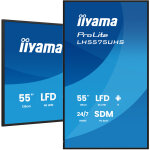 Iiyama lh5575uhs - b2ag, �cran plat de signalisation num�rique, 138, 7 cm (54. 6'), lcd, 3840 x 2160 ...