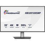 Iiyama prographic hb3201uhsnp - b1, 80 cm (31. 5'), 3840 x 2160 pixels, 4 ms, noir