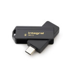 Integral cl usb - c 3. 2 secure 360 encrypted - mmoire de 16 go - noir