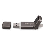 Integral inussd256gbslimxdl3. 2, 256 go, usb type - a / usb type - c, usb 3. 2 gen 2x2, 550 mo / s, bronze ...