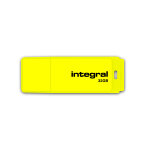 Integral memory cl� usb 2. 0 n�on 32gb jaune