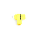 Integral memory cl� usb - c 3, 2 gen 1 - swivel neon 64 go - jaune