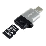 Integral usb3. 0 cardreader type c single slot msd, microsd (transflash), microsdhc, microsdxc, noir, ...