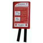 Couverture anti - feu, din en 1869, tissu de verre