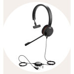 Jabra evolve 20 se ms mono casque filaire usb - c / usb - a