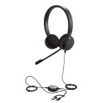 Jabra evolve 20 uc duo casque filaire usb - c / usb - a