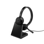 Jabra evolve 65 te ms duo casque sans fil bluetooth + dongle usb - a + station de charge