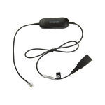 Jabra gn1200 smart cord - cordon pour casques et tlphones filaires - noir