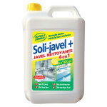 Javel nettoyante d�sinfectante 4 en 1 solipro soli - javel + citron 5 l