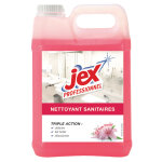 Jex nettoyant sanitaire 3 en 1 - parfum floral - bidon de 5 l