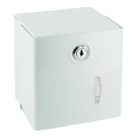 Jvd distributeur papier toilette époxy blanc carré pour paquets Jvd distributeur papier toilette époxy blanc carré pour paquets