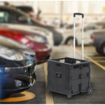 Chariot de transport pliant avec bo�te pliante