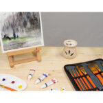 Kangaro set de pinceaux aquarelle, 10 pices, dans un tui