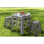 Tabouret de camping pliant 'tom', olive