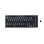 Kensington clavier compact sans fil silencieux kb435 eq rechargeable - connexion bluetooth + dongle usb ...