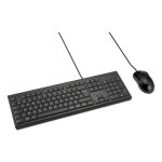 Kensington km100 eq kit clavier + souris filaire, avec fil, usb, clavier à membrane, azerty, noir, souris ... Kensington km100 eq kit clavier + souris filaire, avec fil, usb, clavier à membrane, azerty, noir, souris ...