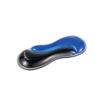 Kesington repose - poignet ergonomique slim duo gel pour souris / trackball - bleu