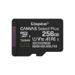 Kingston technology 256gb micsdxc canvas select plus gen3 150r a1 (adaptateur sd non inclus), 256 go, ... Kingston technology 256gb micsdxc canvas select plus gen3 150r a1 (adaptateur sd non inclus), 256 go, ...