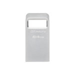 Kingston technology datatraveler 64 go micro 200 mo / s metal usb 3. 2 gen 1, 64 go, usb type - a, 3. ...