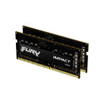 Kingston technology fury 16gb 3200mt / s ddr4 cl20 sodimm (kit of 2) impact, 16 go, 2 x 8 go, ddr4, 260 ...
