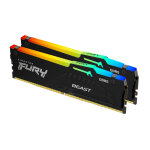 Kingston technology fury beast 32 go 5600 mt / s ddr5 cl36 dimm (kits de 2) rgb, 32 go, 2 x 16 go, ddr5, ...