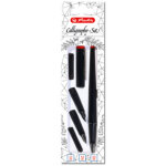 Kit de calligraphie, 5 pi�ces, noir