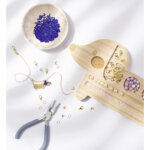 Kit de fermoirs pour bijoux, 961 pi�ces, or et argent