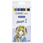 Kit de marqueurs hobbymarker ciao 5 + 1, manga 1